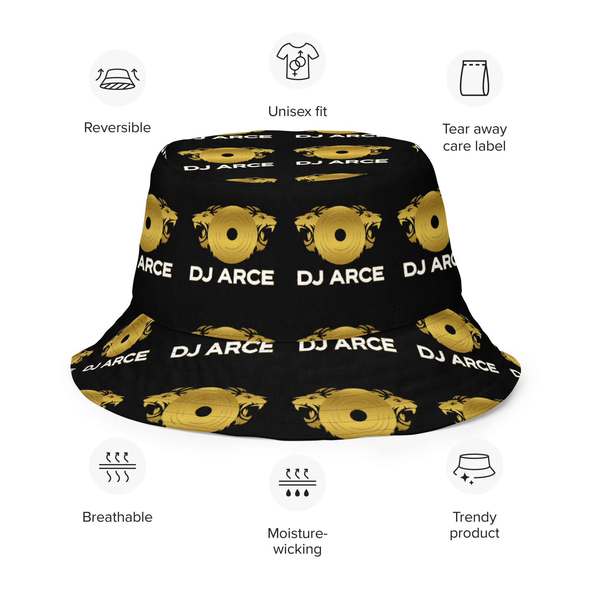 DJ ARCE Reversible bucket hat