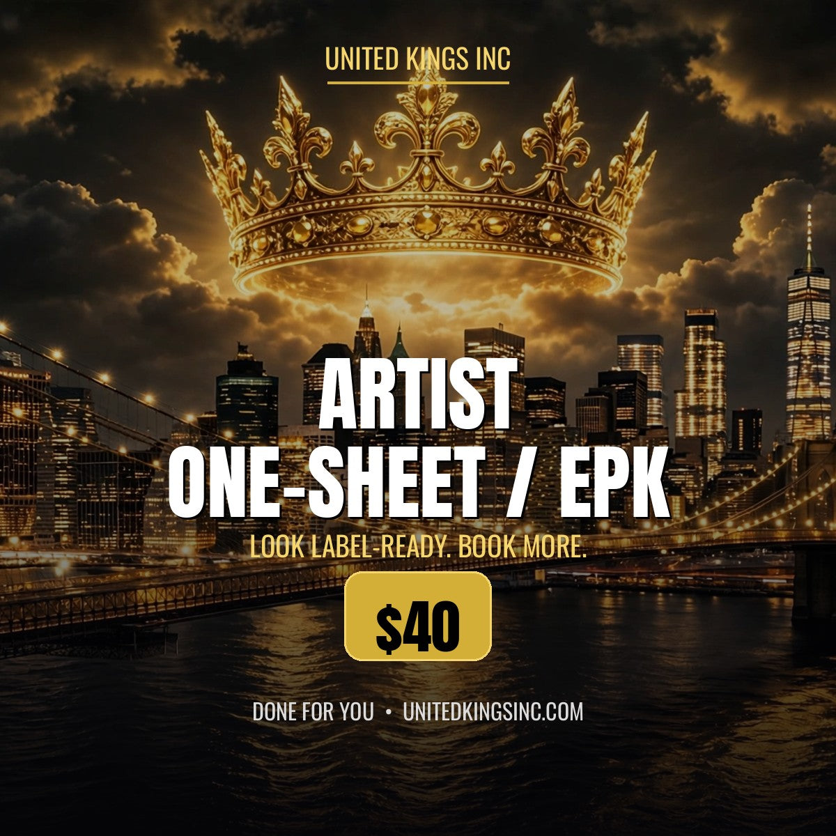 Artist One-Sheet / EPK