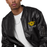 DJ ARCE Leather Bomber Jacket