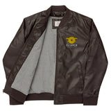 DJ ARCE Leather Bomber Jacket