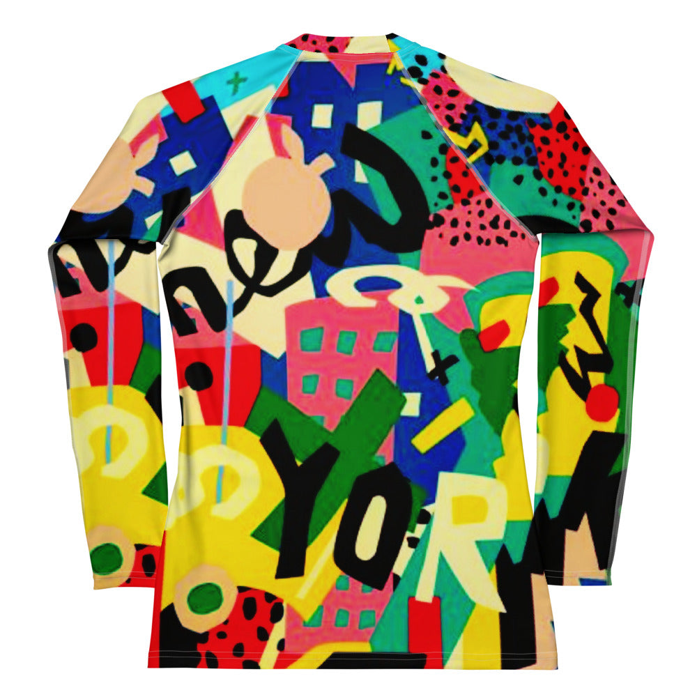 New York Retro  Rash Guard