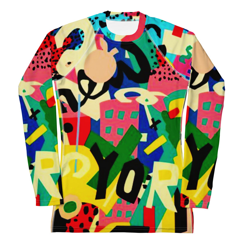 New York Retro  Rash Guard