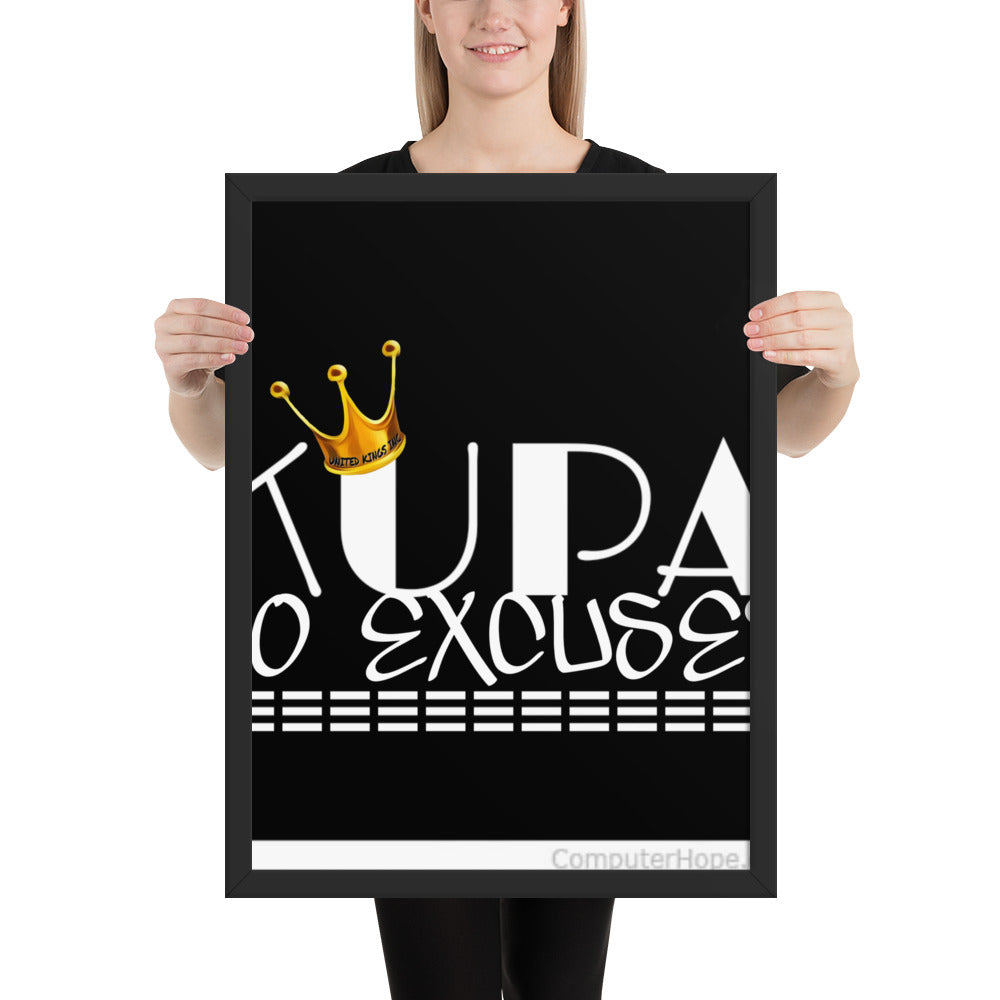 KUPA NO EXCUSES POSTER