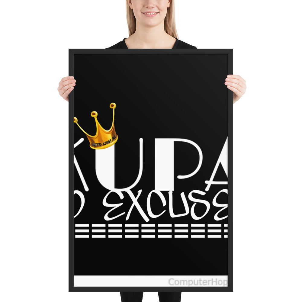 KUPA NO EXCUSES POSTER