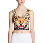 UNITED KINGS INC LEOPARD Crop Top