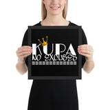 KUPA NO EXCUSES POSTER