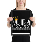 KUPA NO EXCUSES POSTER