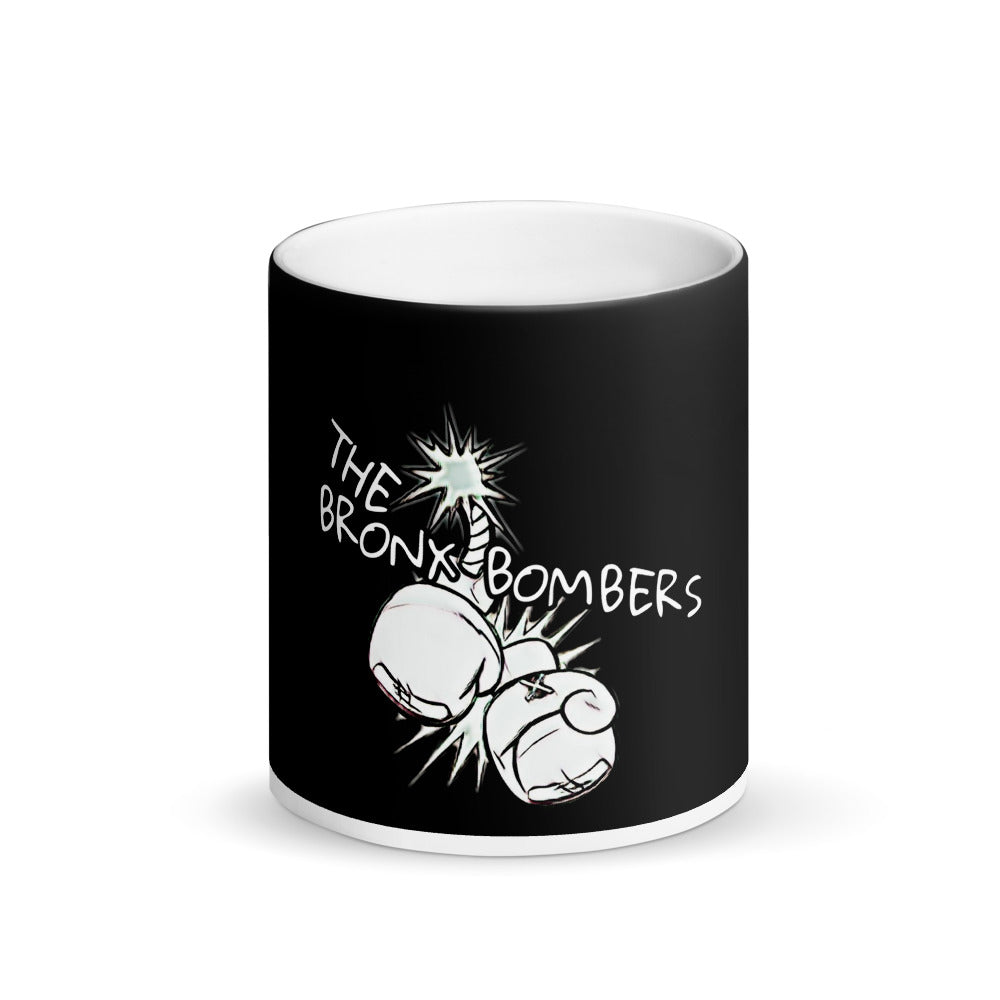 The Bronx Bombers Matte Black Magic Mug