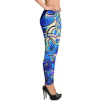 LADII FREE LOTUS FLOWER Custom Leggings