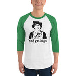 badgringo 3/4 sleeve raglan shirt