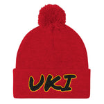 United Kings Inc Pom Pom Knit Cap